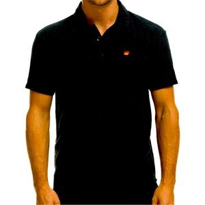 NWT Aviator Nation Charcoal Heather Polo - Men’s size Large.